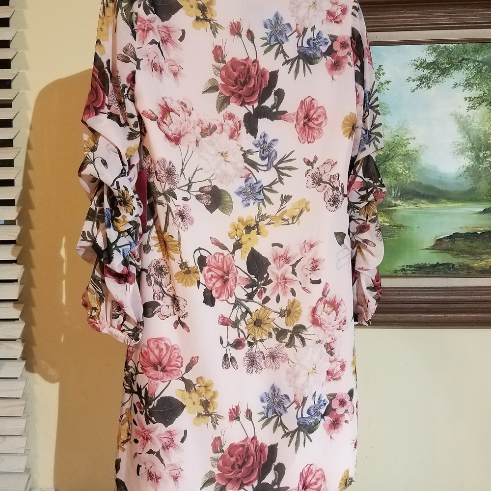 Vince Camuto flower dress  h10 - Picture 6 of 10
